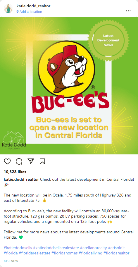 Social Media Sample Post